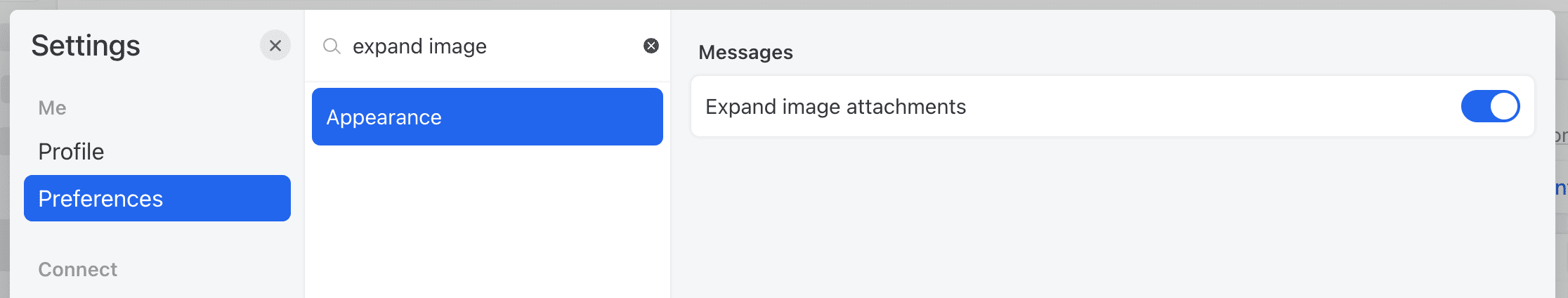 Image attachment in email setting to expand them in emails body Image attachment in email setting to expand them in emails body