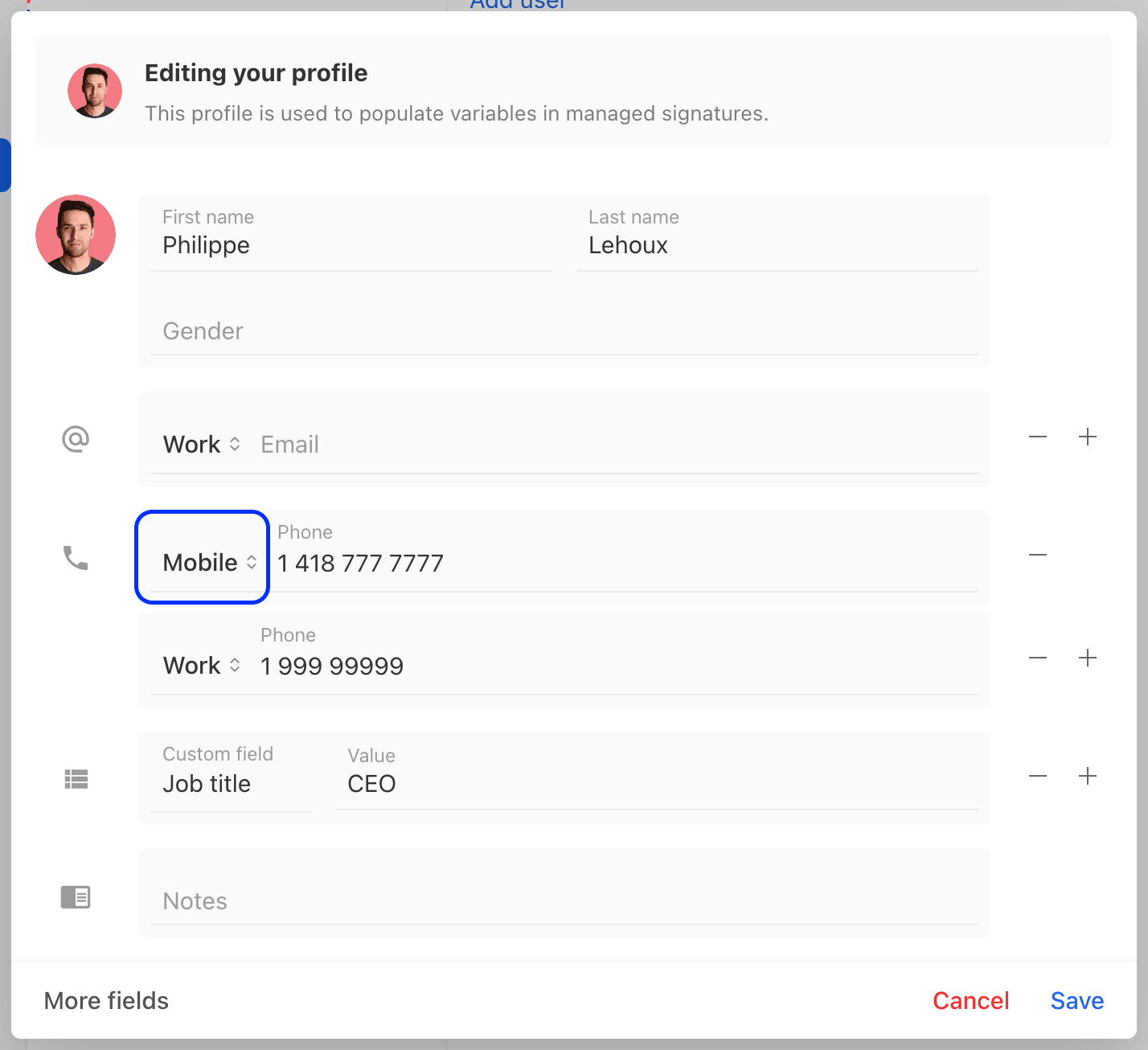 Mutiple phone numbers contact Mutiple phone numbers contact
