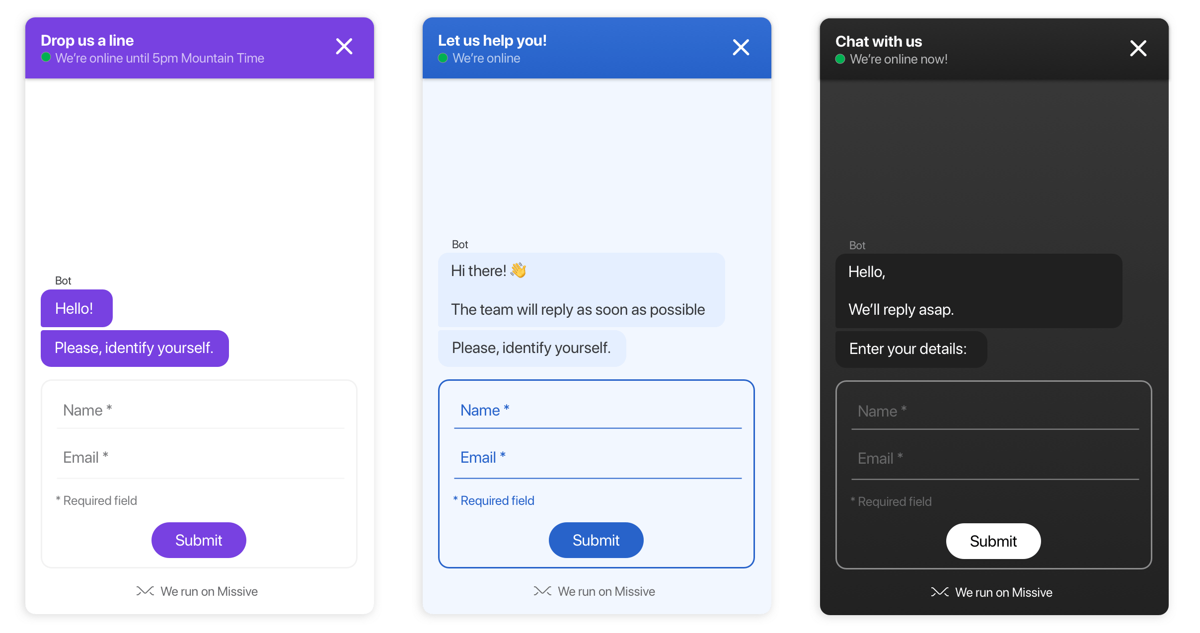 Chat Schedule