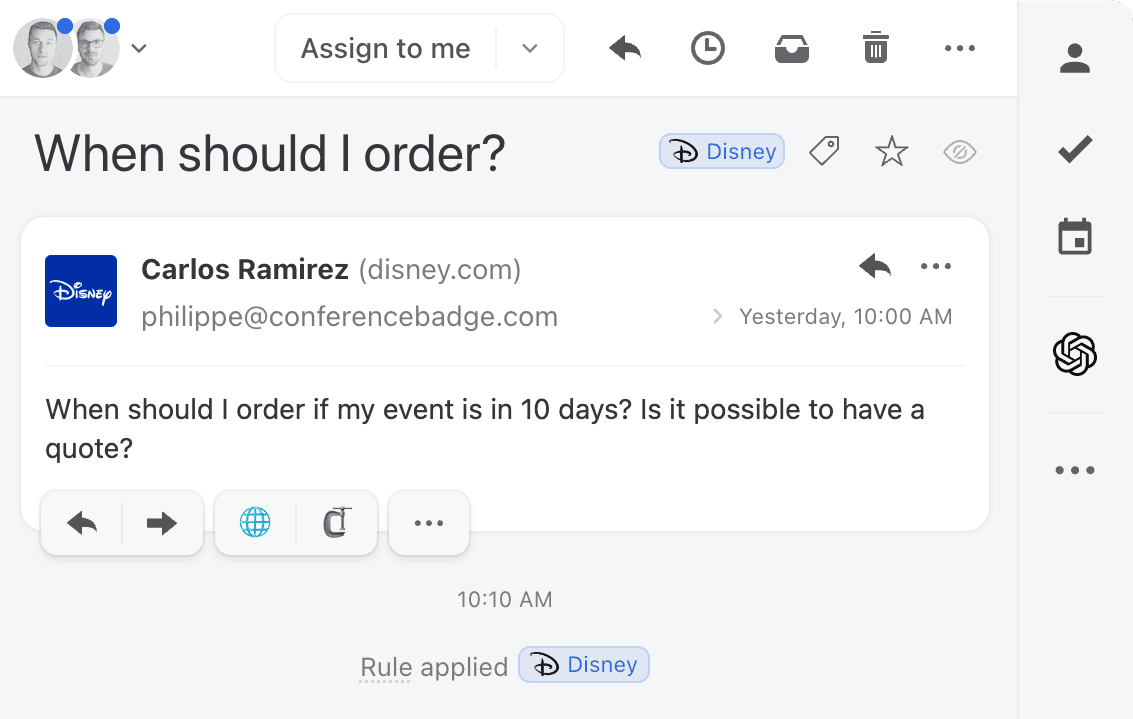 Automatically apply labels to conversations Automatically apply labels to conversations