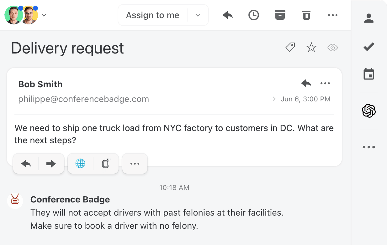 Automatically add notes to any conversation Automatically add notes to any conversation