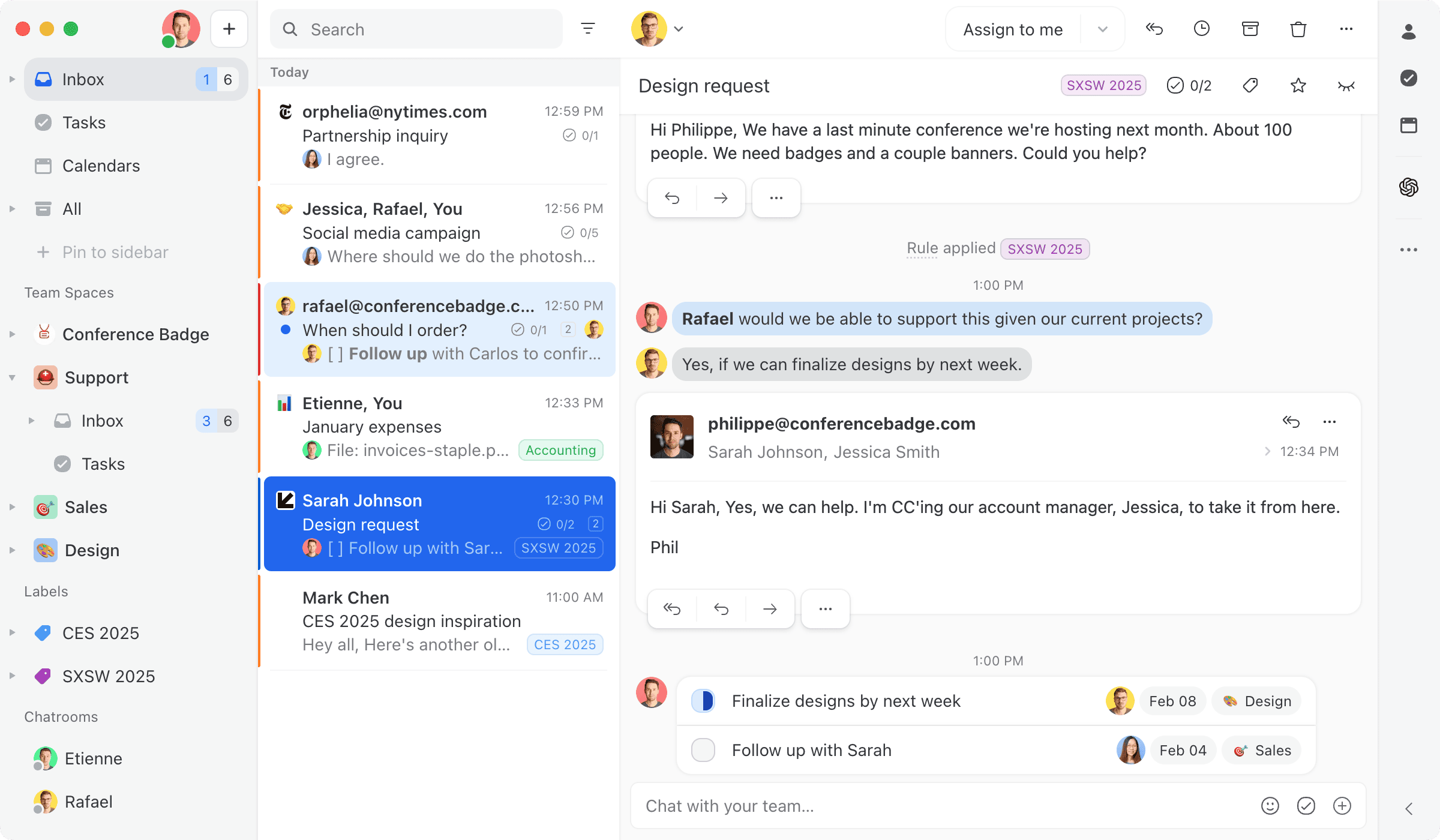 Missive app overview, click to play a video